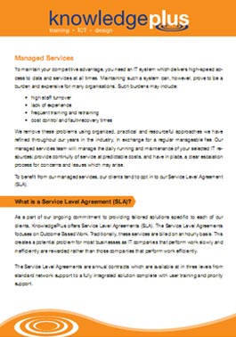 Manage IT Services Brochure